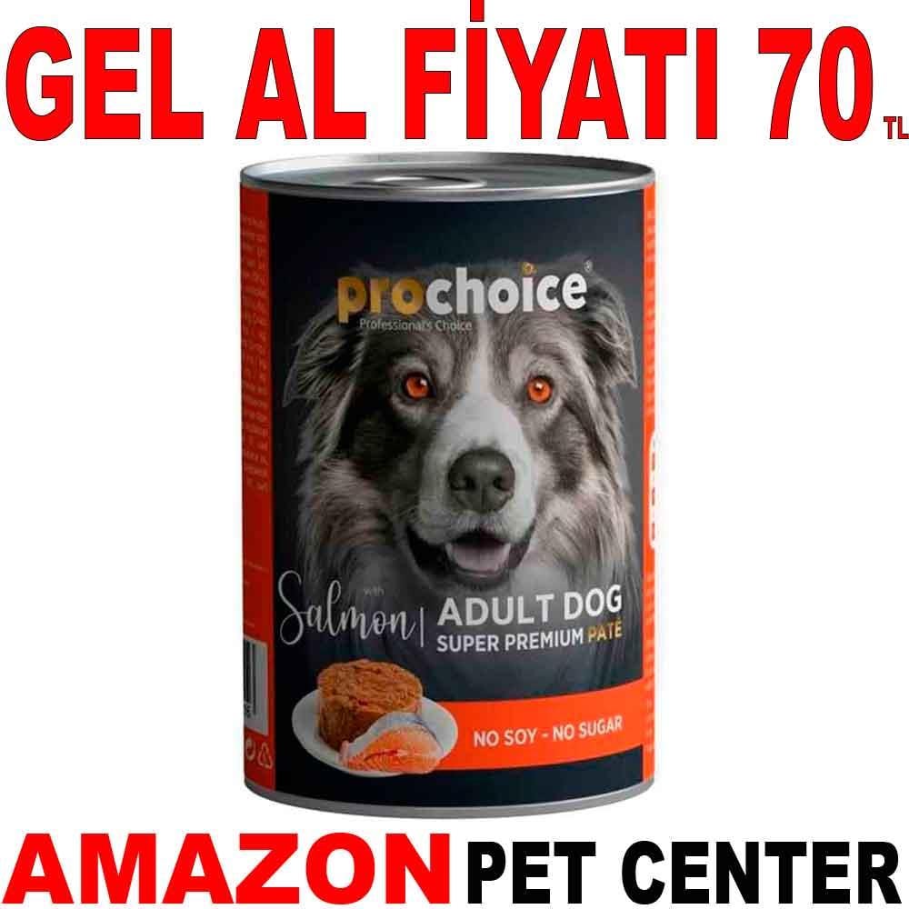 Pro Choice Köpek Konservesi Somonlu Pate 400 Gr 21664007 Amazon Pet Center