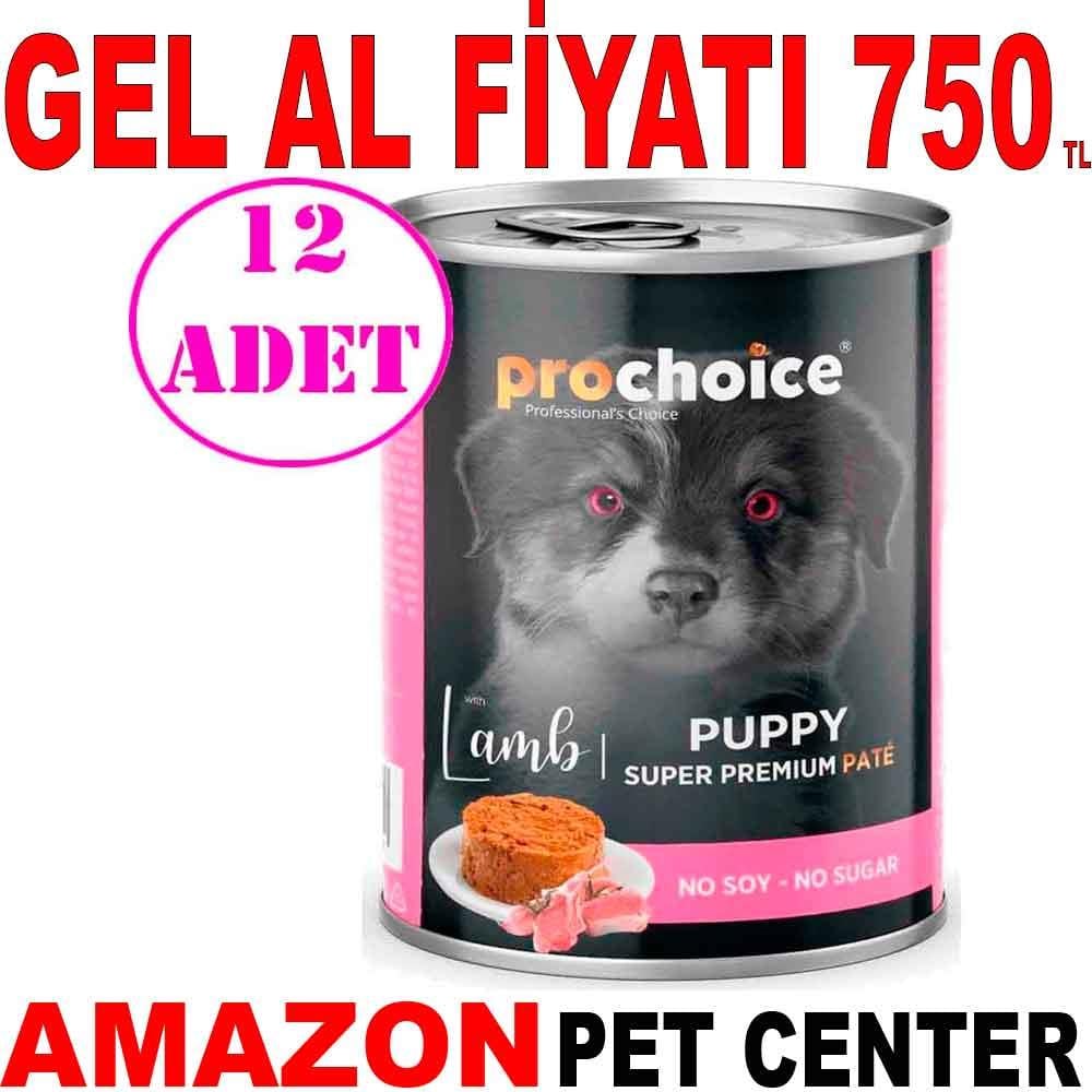 Pro Choice Kuzu Etli Püre Yavru Köpek Konservesi 400 Gr 12 AD 19065007 Amazon Pet Center