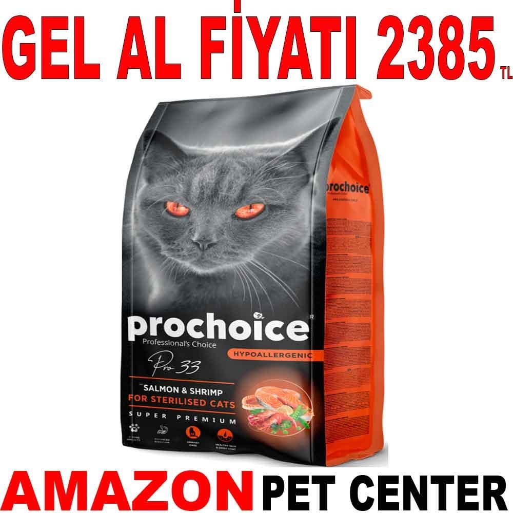 Pro Choice Pro33 Kısır Somonlu Kedi Maması 15 Kg 18670004 Amazon Pet Center