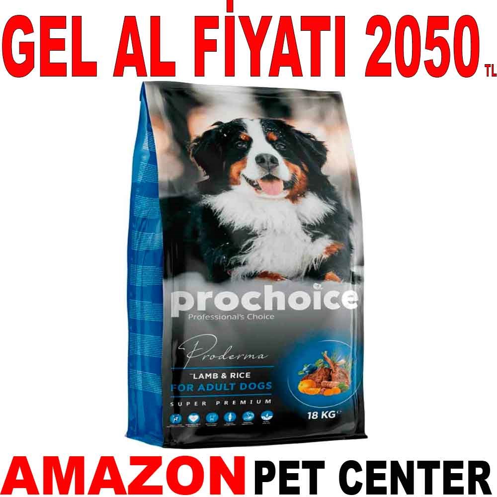 Pro Choice Proderma Lamb Kuzu Etli Köpek Maması 18 Kg Gel Al 17996006 Amazon Pet Center