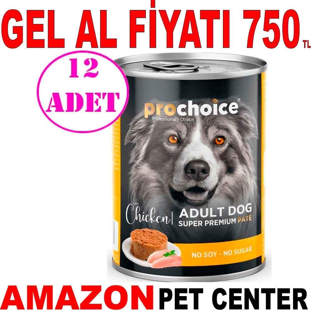 Pro Choice Tavuklu Ezme Köpek Konservesi 400 Gr 12 AD 18915006 Amazon Pet Center