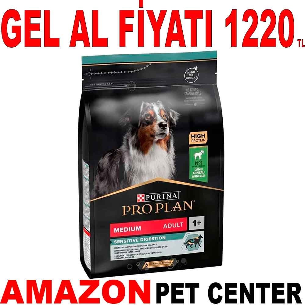 Pro Plan Kuzu Etli Köpek Maması 3 Kg Gel Al 19440002 Amazon Pet Center