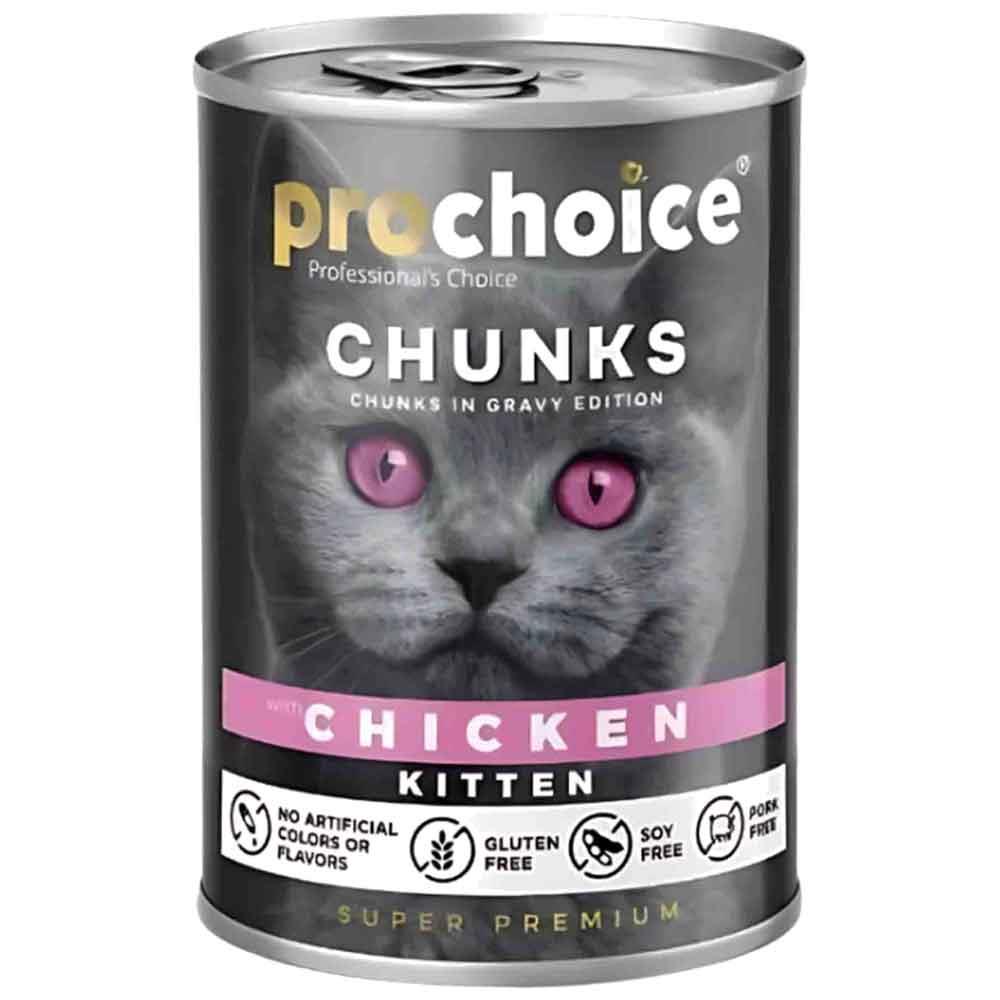 ProChoice Tavuk Parçalı Gravy Yavru Kedi Konservesi 400 Gr 8681465605348 Amazon Pet Center