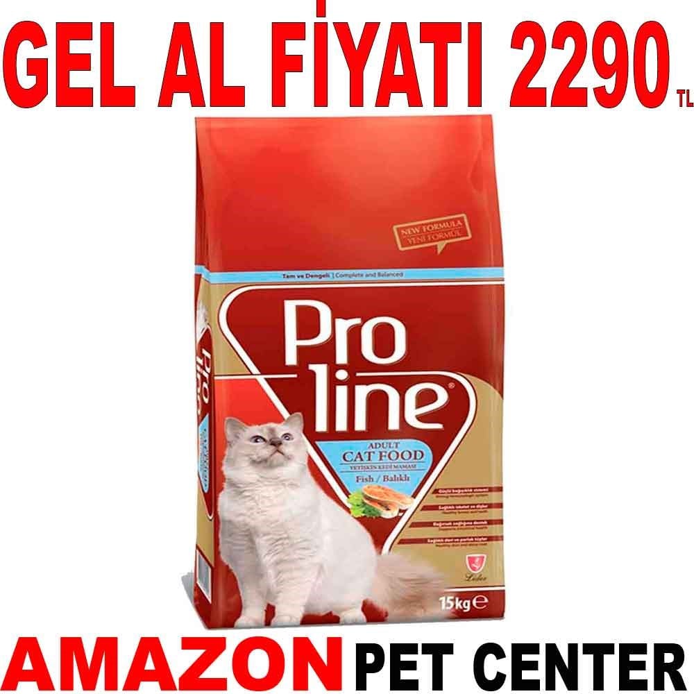 Proline Balıklı Kedi Maması 15 Kg Gel Al 17977005 Amazon Pet Center