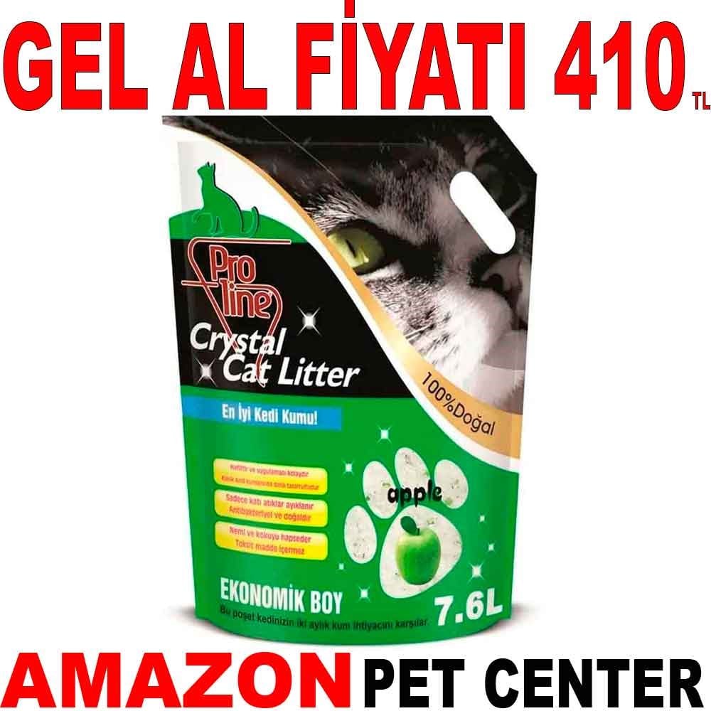 Proline Kristal Kedi Kumu Elma Aromalı 7,6 Lt Gel Al 35009221 Amazon Pet Center