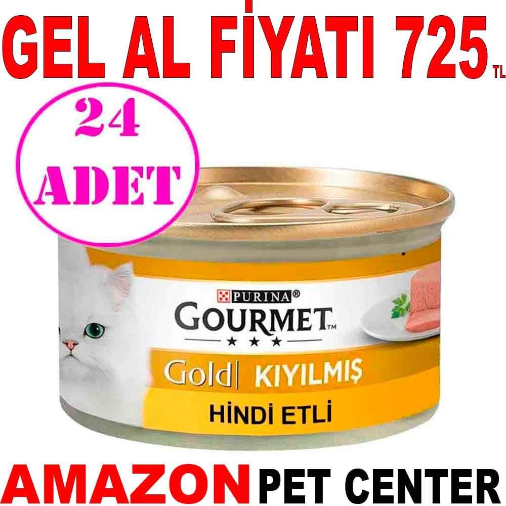 Proplan Gourmet Kıyılmış Hindili Kedi Konservesi 85 Gr 24 Ad 18490008 Amazon Pet Center