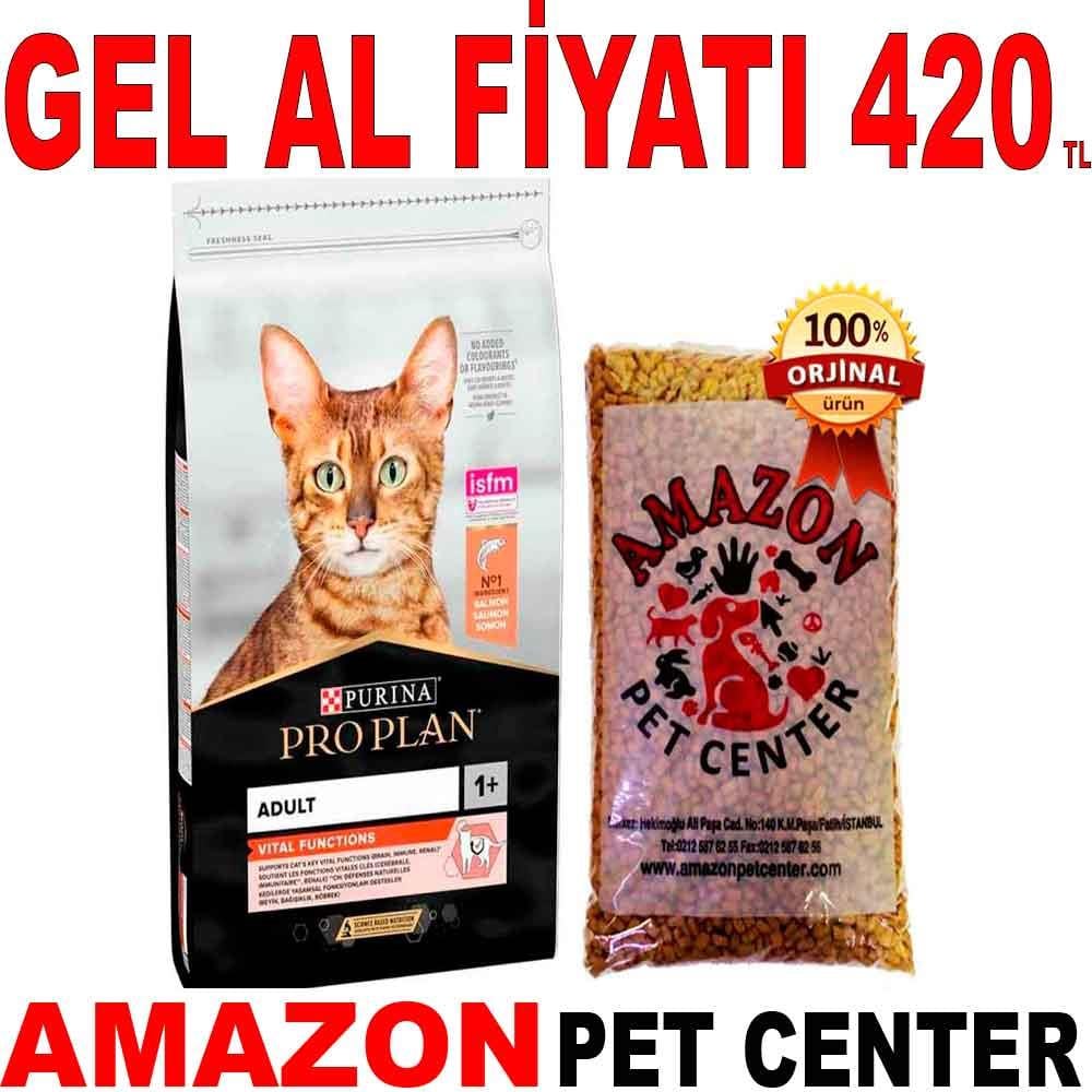 Proplan Somonlu Kedi Maması Açık 1 Kg 35001232 Amazon Pet Center