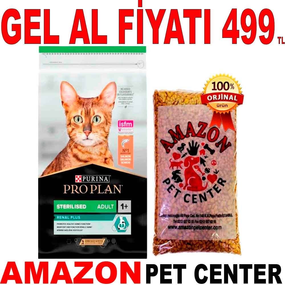 Proplan Sterilised Somonlu Kedi Maması Açık 1 Kg Gel Al 35001225 Amazon Pet Center