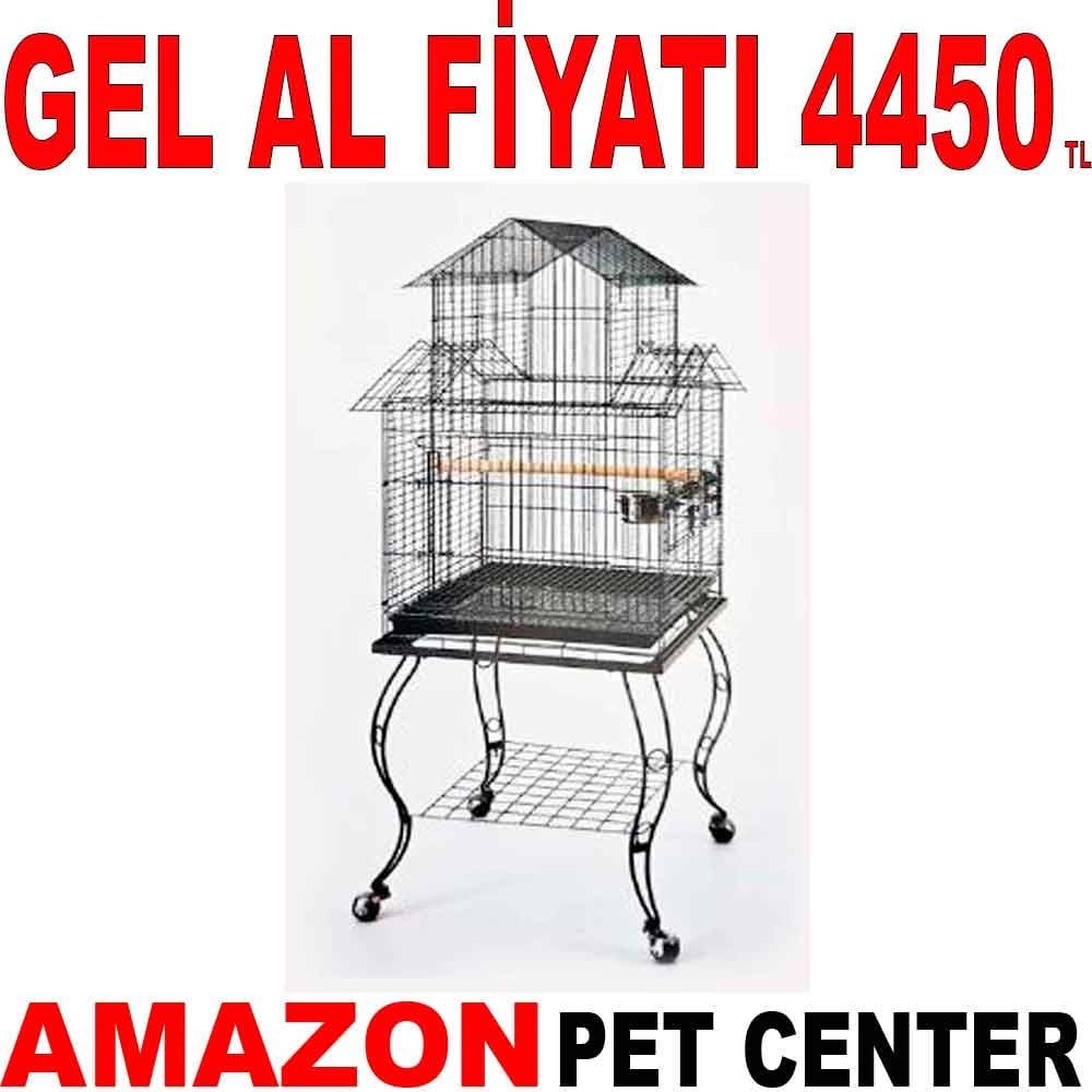 QH Sehpalı Papağan Kafesi Dövme Demir 51x51x139 Cm 933 ADS Gel Al 19197005 Amazon Pet Center