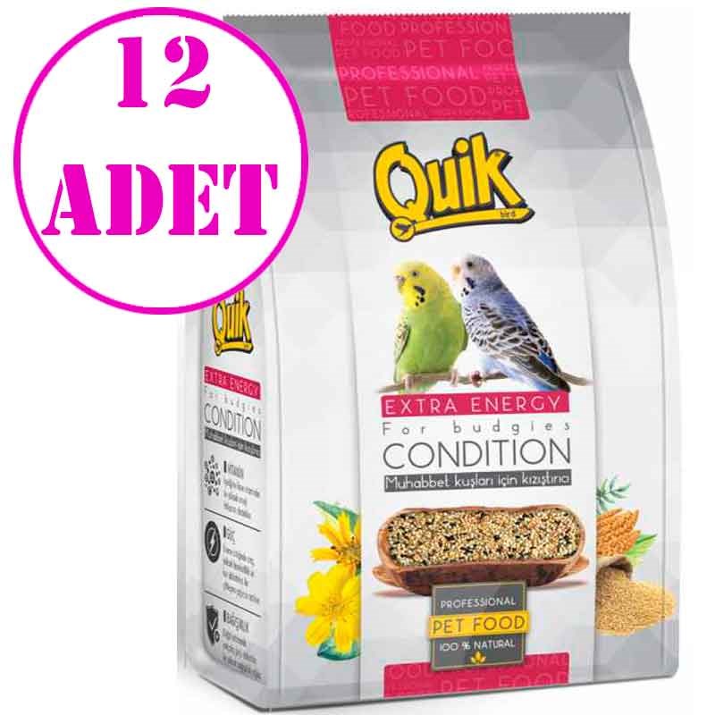 Quik Kızıştırıcı Yem 150 gr 12'li 32120240 Quik Kuş Yemi Katkıları  Amazon Pet Center