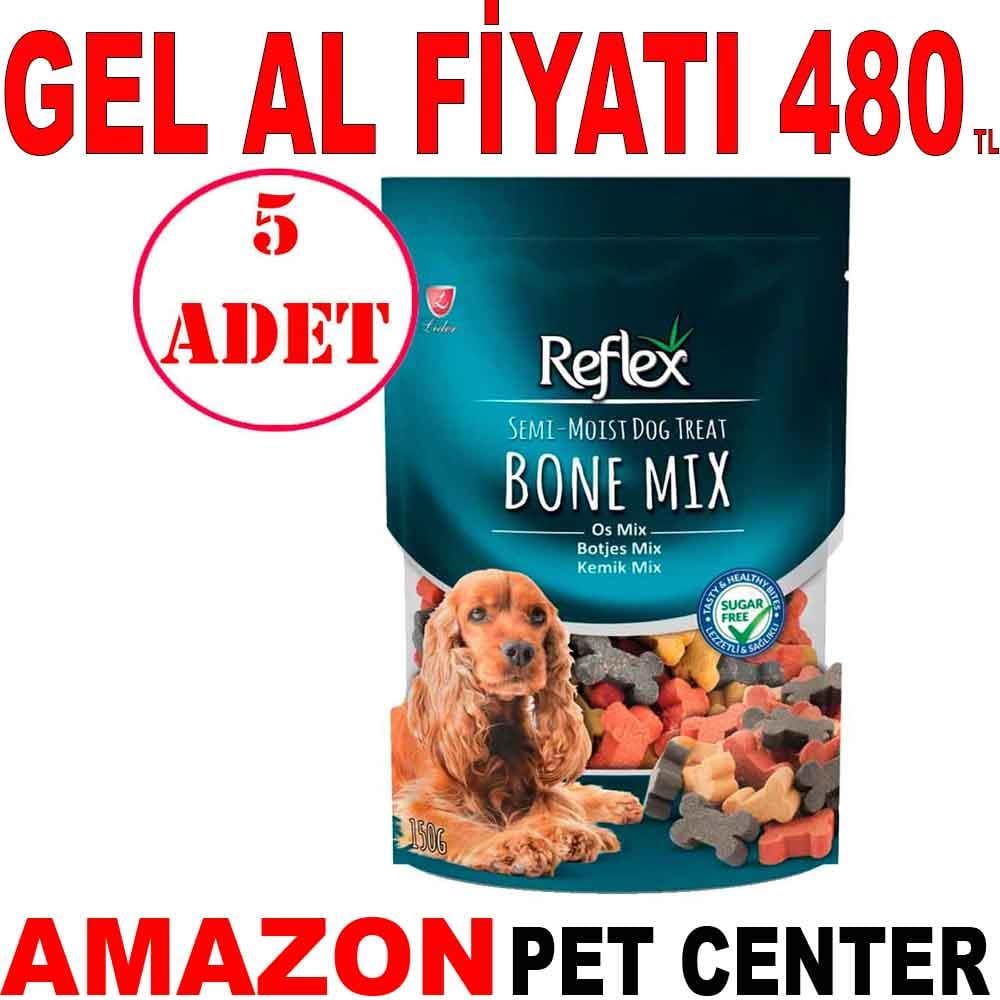 Reflex Bone Mix Yumuşak Köpek Ödülü 150 Gr 5 AD 35005537 Amazon Pet Center