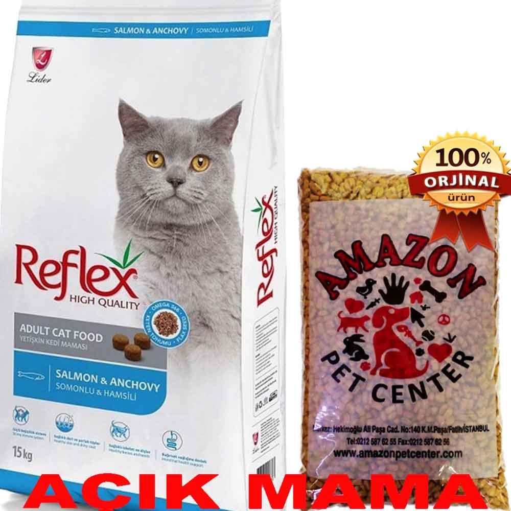 Reflex Hamsili Kedi Maması Açık 1 Kg  32116175 Amazon Pet Center