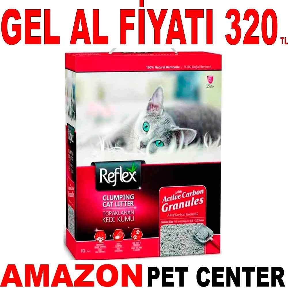Reflex Kedi Kumu Granül Aktif Karbonlu Topaklanan 10 Lt Gel Al 18925005 Amazon Pet Center