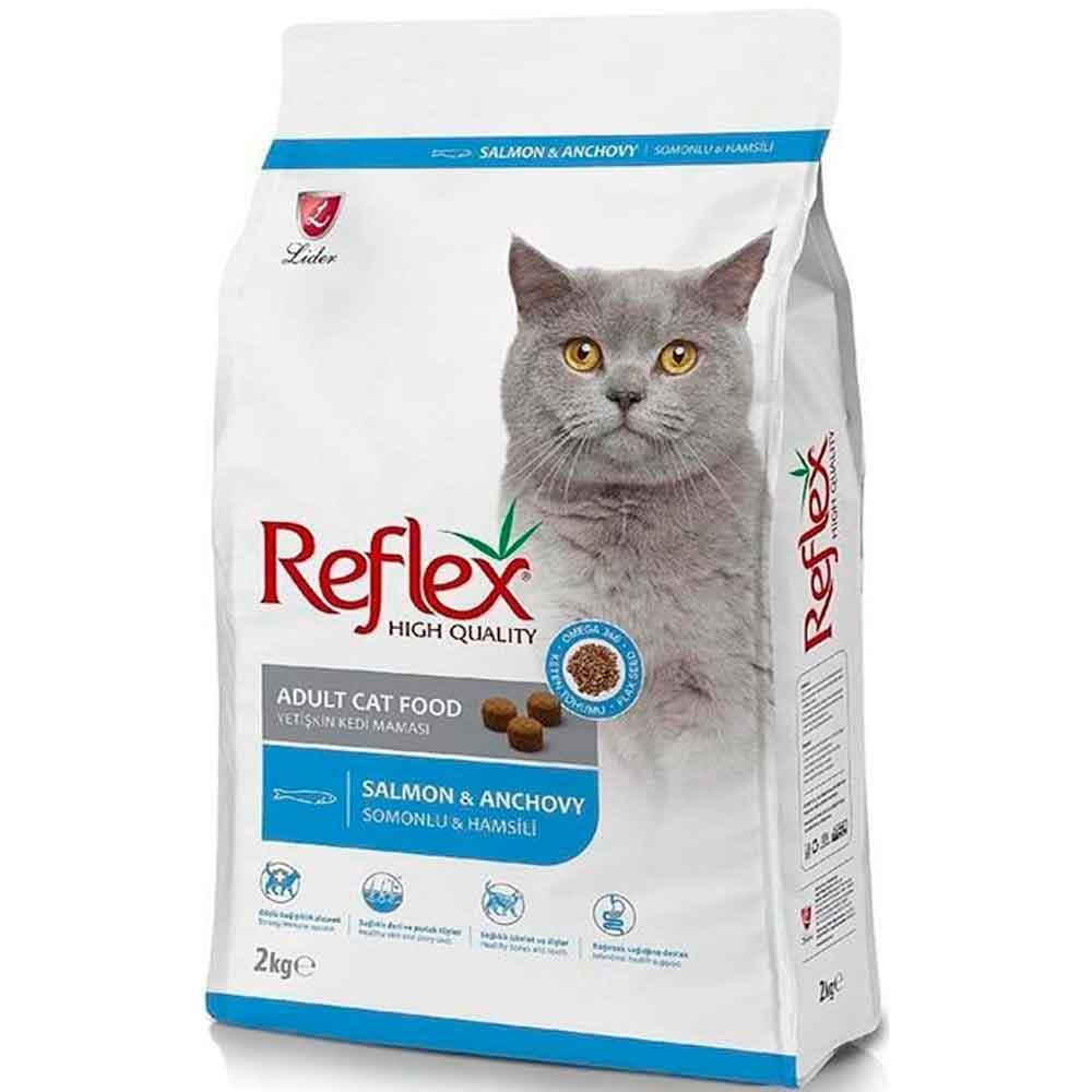 Reflex Kedi Maması Somonlu ve Hamsili 2 Kg 8698995028875 Amazon Pet Center