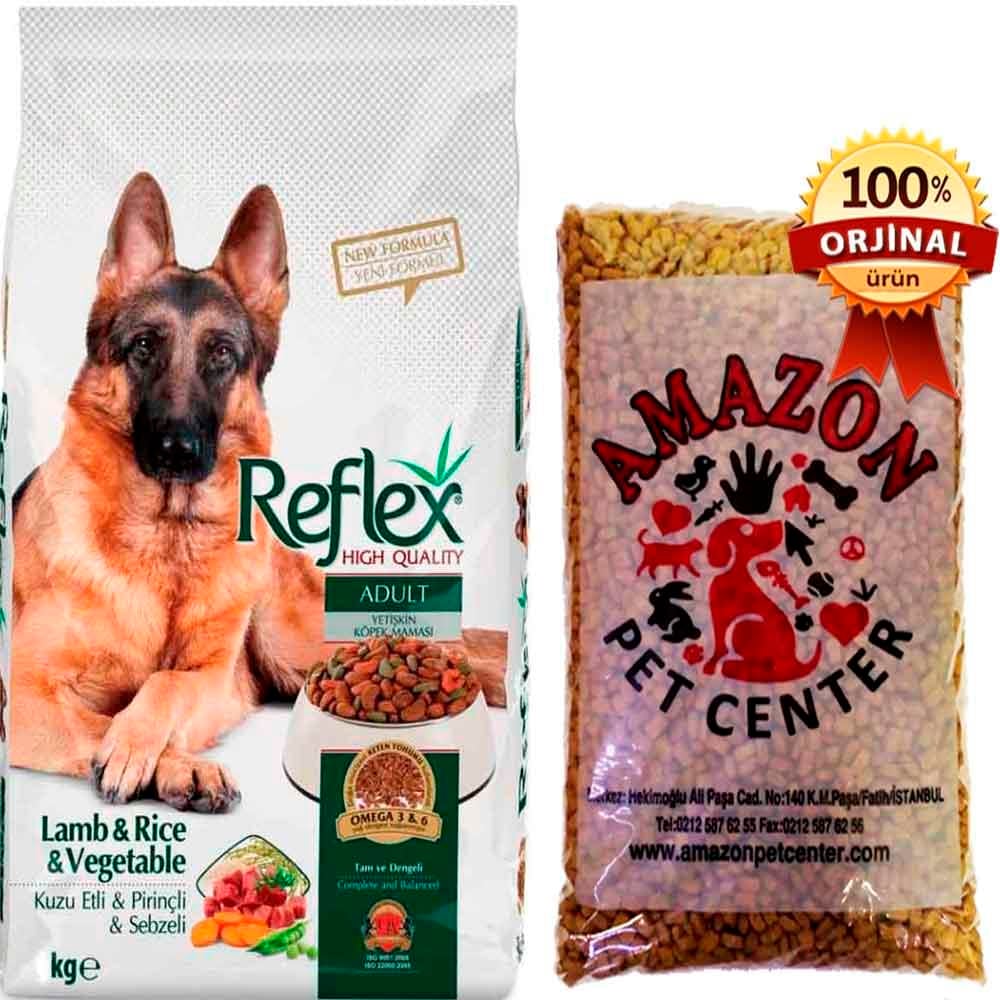 Reflex Kuzulu ve Sebzeli Yetişkin Köpek Maması Açık 1 Kg 32104134 Amazon Pet Center