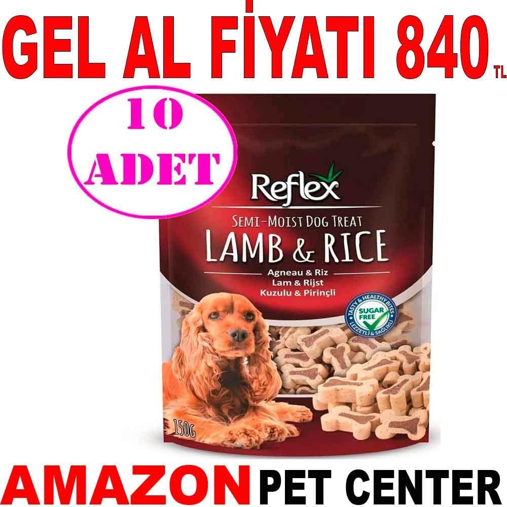 Reflex Kuzulu Yumuşak Köpek Ödülü 150gr 10 AD 19150000 Amazon Pet Center