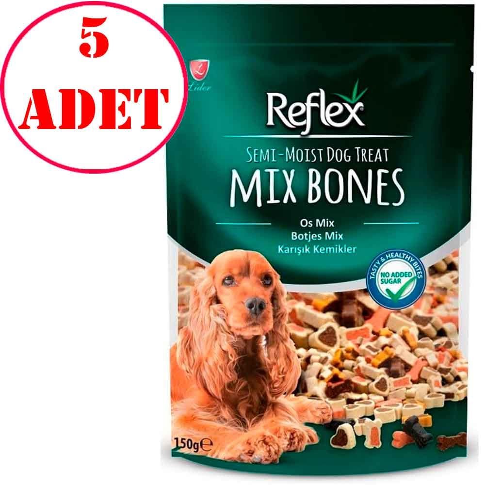 Reflex Mix Bones Karışık Kemikler Yumuşak Köpek Ödülü 150 Gr 5 AD 35005568 Amazon Pet Center