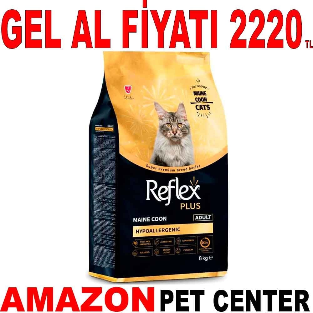 Reflex Plus Hipoalerjenik Maine Coon Kedi Maması 8 Kg Gel Al 35004608 Amazon Pet Center