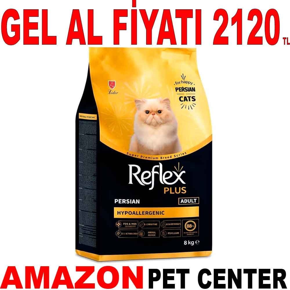 Reflex Plus Hipoalerjenik Persian Yetişkin Kedi Maması 8 Kg Gel Al 22381002 Amazon Pet Center
