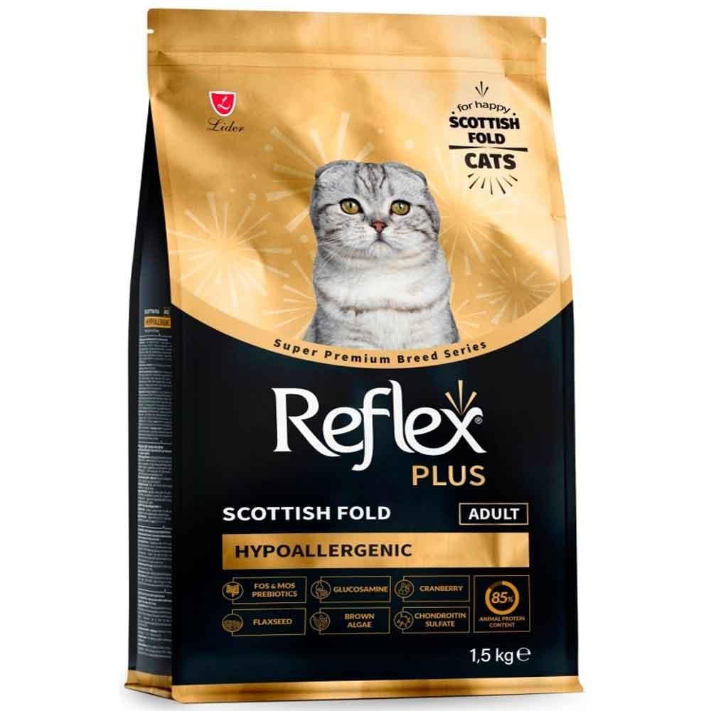 Reflex Plus Hipoalerjenik Scottish Fold Yetişkin Kedi Maması 1,5 Kg 8698995036504 Amazon Pet Center