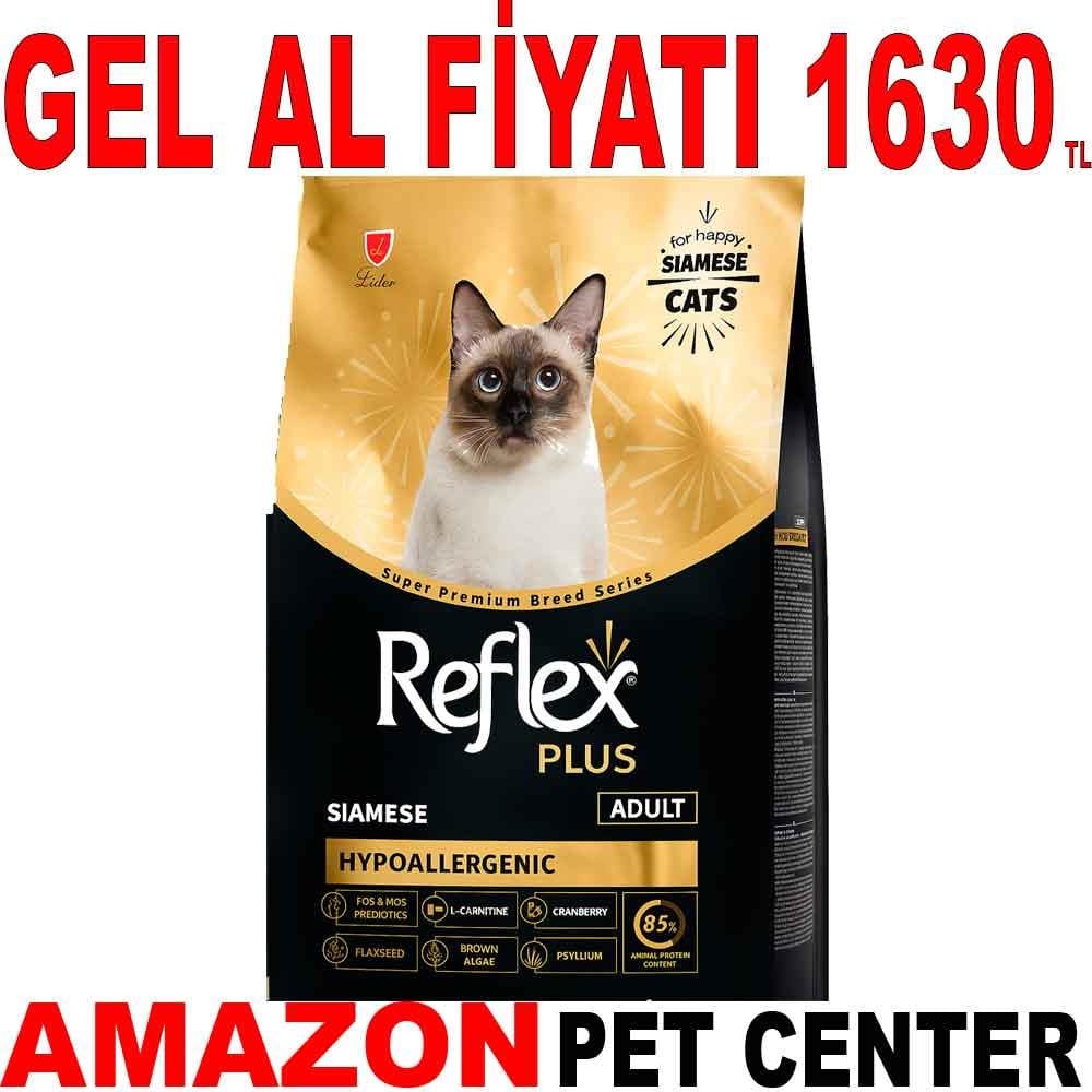 Reflex Plus Hipoalerjenik Siamese Yetişkin Kedi Maması 8 Kg 22385000 Amazon Pet Center