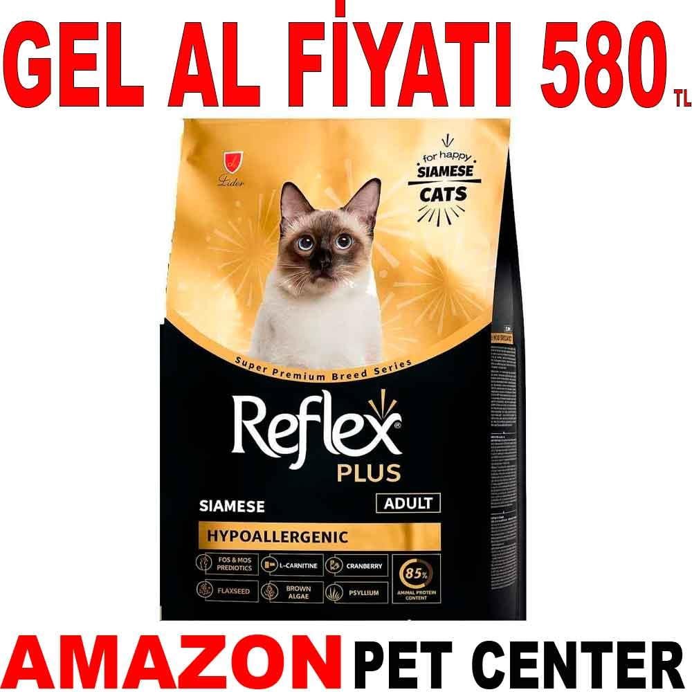 Reflex Plus Hipoalerjenik Siamese Yetişkin Kedi Maması 1.5 Kg Gel Al 22395009 Amazon Pet Center