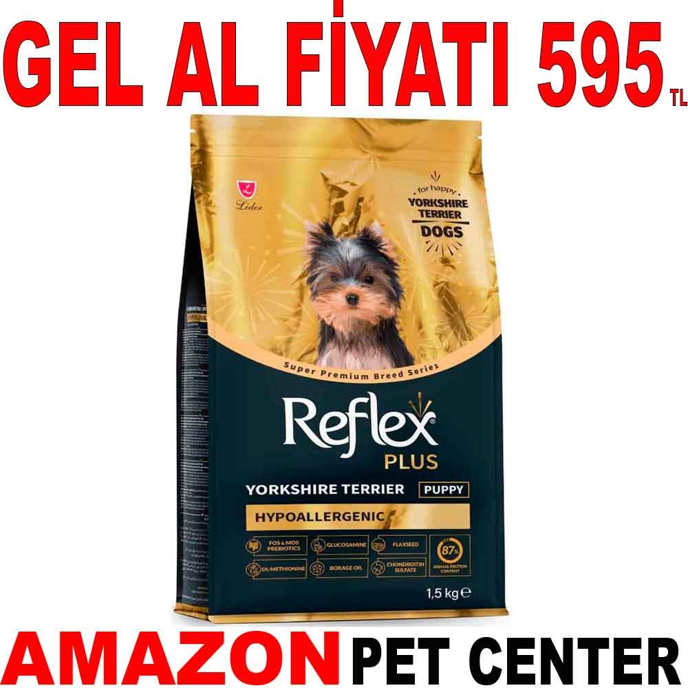 Reflex Plus Hipoalerjenik Yorkshire Terrier Yavru Köpek Maması 1,5 Kg Gel Al 21114007 Amazon Pet Center