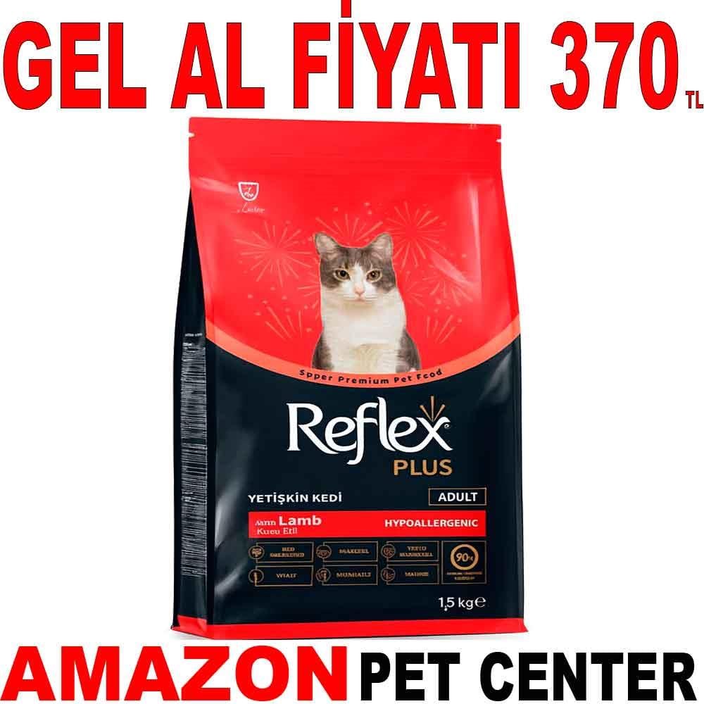 Reflex Plus Kedi Maması Kuzu Etli 1,5 Kg 19014005 Amazon Pet Center