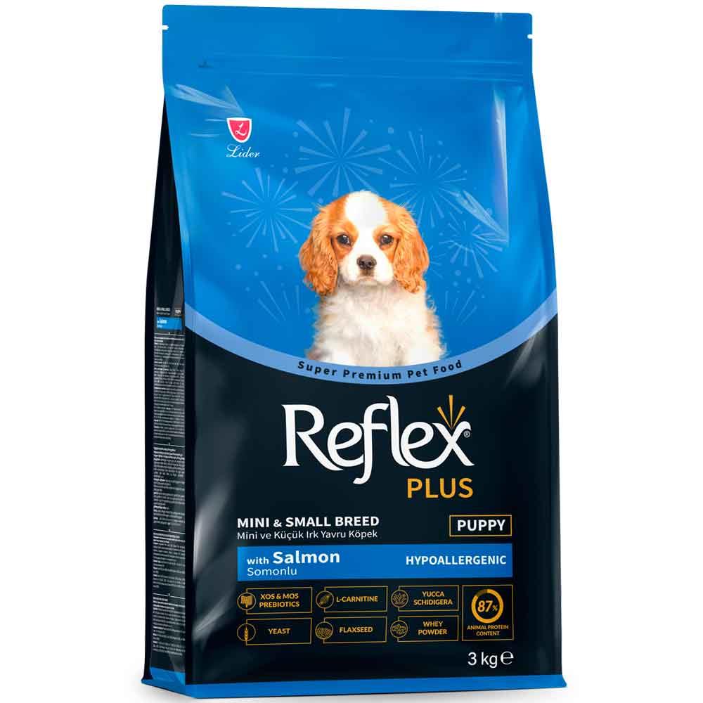 Reflex Plus Somonlu Mini ve Küçük Irk Yavru Köpek Maması 3 Kg 8698995034722 Amazon Pet Center