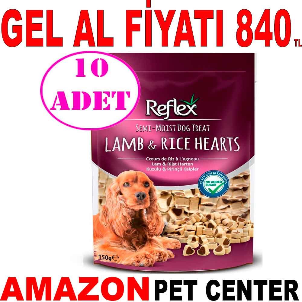 Reflex Yumuşak Köpek Ödülü Kuzulu ve Prinçli Minik Kalpler 150gr 10 AD 19582009 Amazon Pet Center