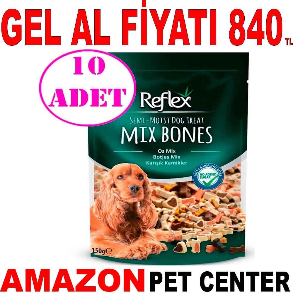 Reflex Yumuşak Köpek Ödülü Mix Bones Karışık Kemikler 150gr 10 AD 19580005 Amazon Pet Center