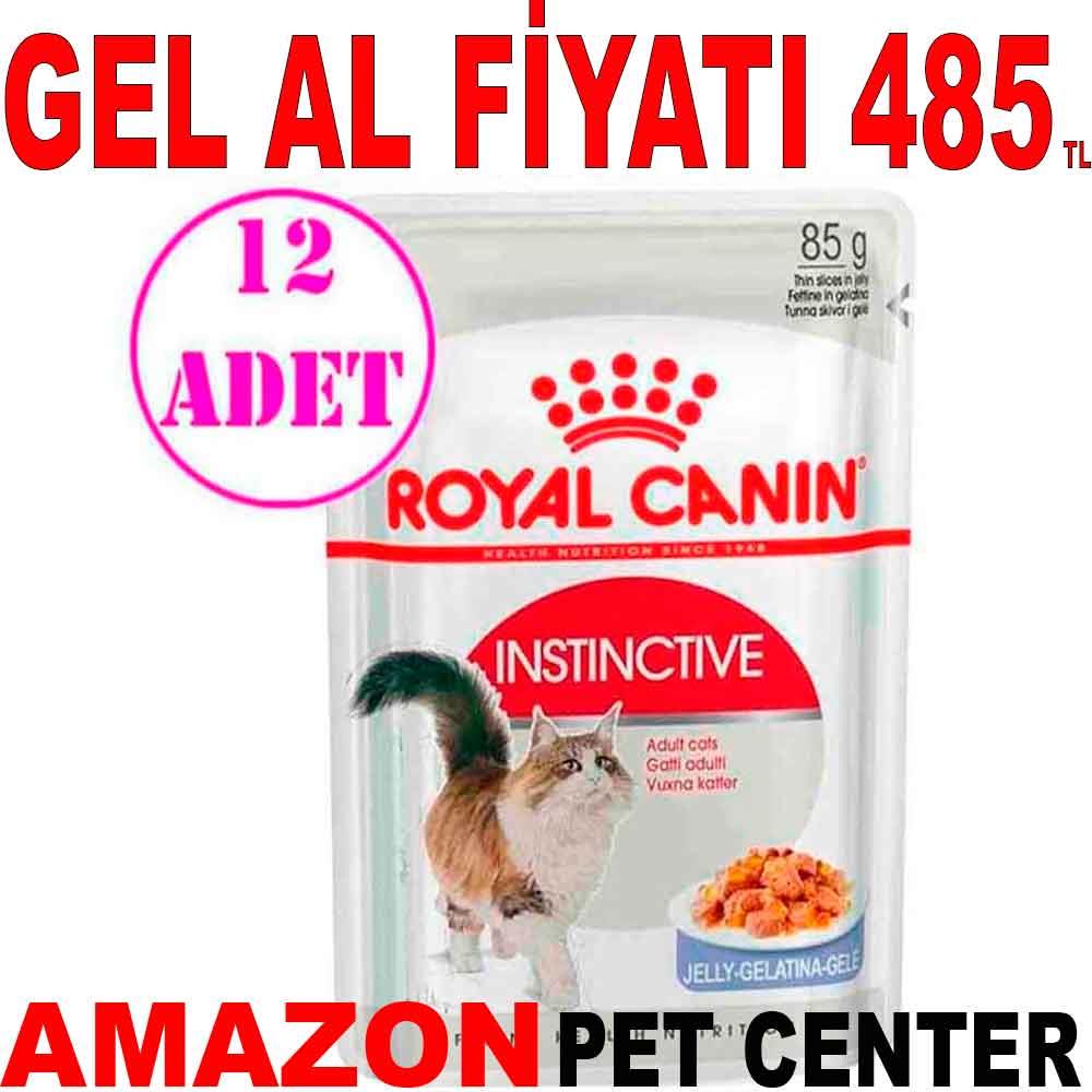 Royal Canin İnstinctive Jelly Kedi Konservesi 85 Gr 12 Adet 18400007 Amazon Pet Center
