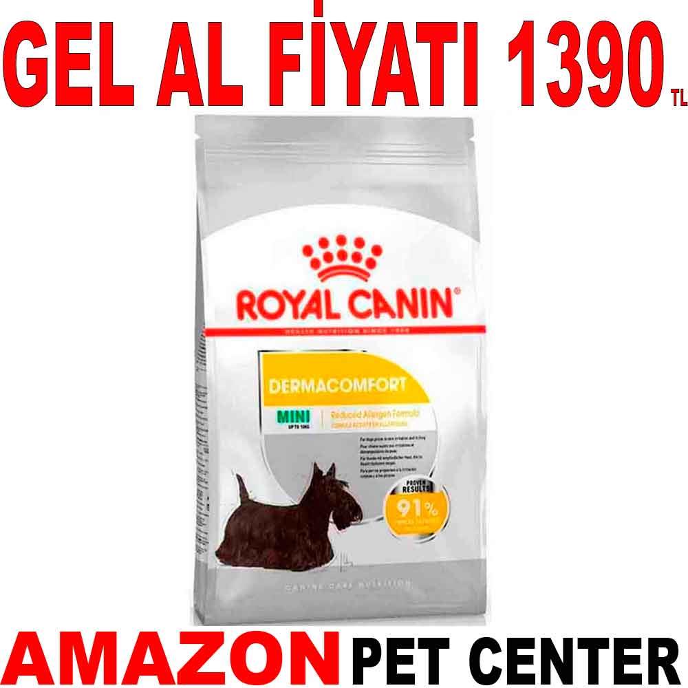 Royal Canin Köpek Maması Mini Dermaconfort 3 kg 18340006 Amazon Pet Center