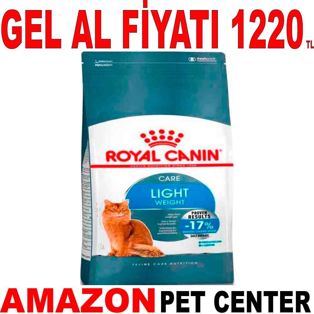 Royal Canin Light Kedi Maması 1,5 Kg Gel Al 18360004 Amazon Pet Center