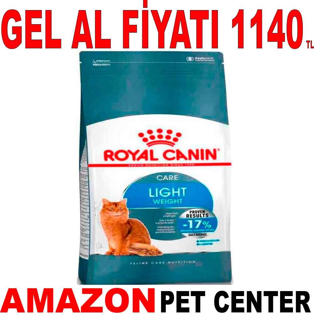 Royal Canin Light Kedi Maması 1,5 Kg Gel Al 18360004 Amazon Pet Center