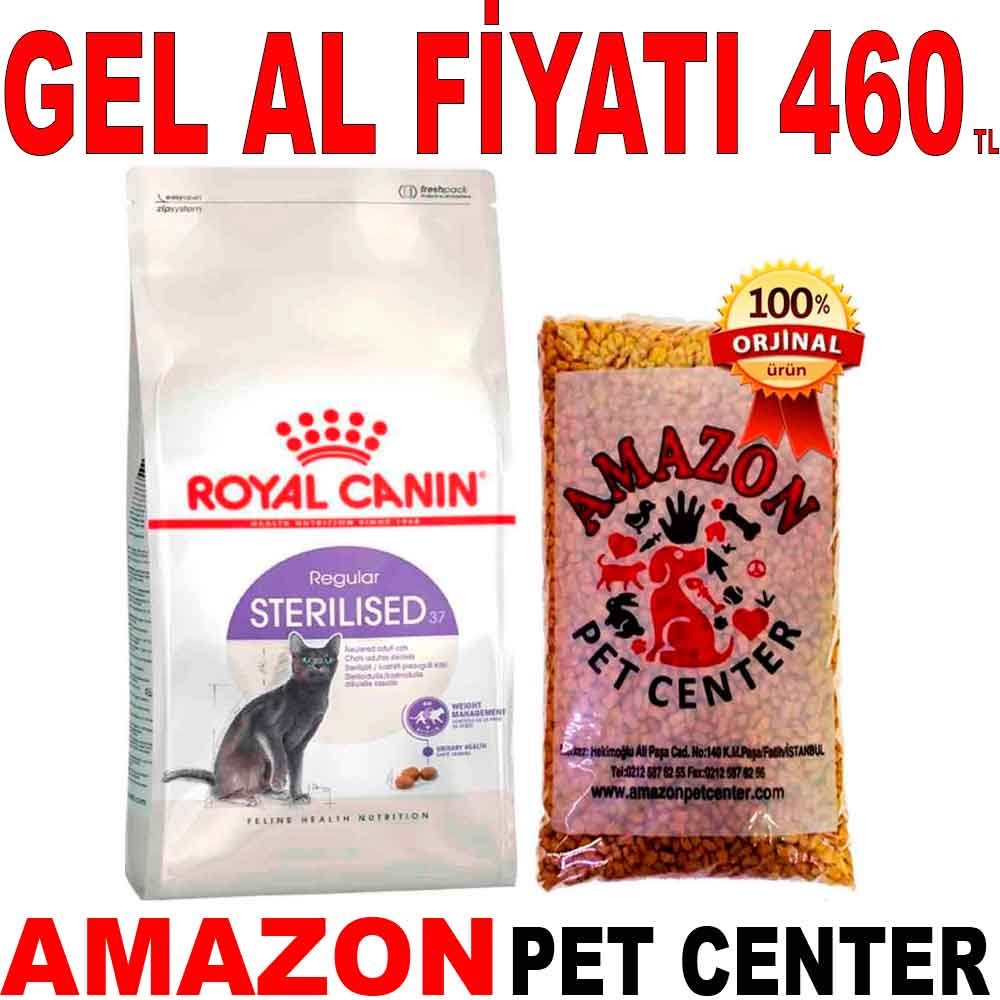 Royal Canin Sterilised Kedi Maması Açık 1 Kg Gel Al 35001188 Amazon Pet Center
