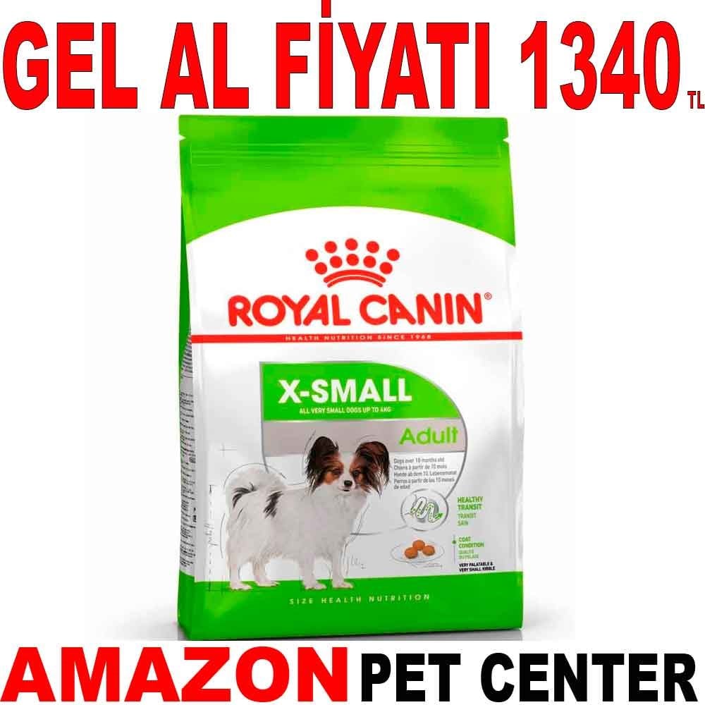 Royal Canin X-Small Küçük Irk Yetişkin Köpek Maması 3 Kg Gel Al 19344003 Amazon Pet Center