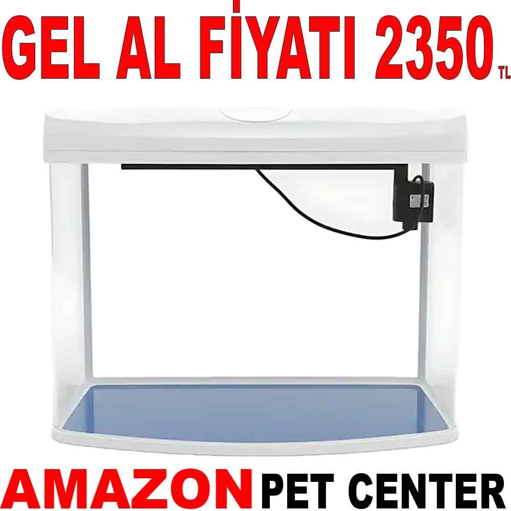 RS 230A Ledli Set Akvaryum Beyaz 23x16x28 Cm Gel Al 35008958 Amazon Pet Center