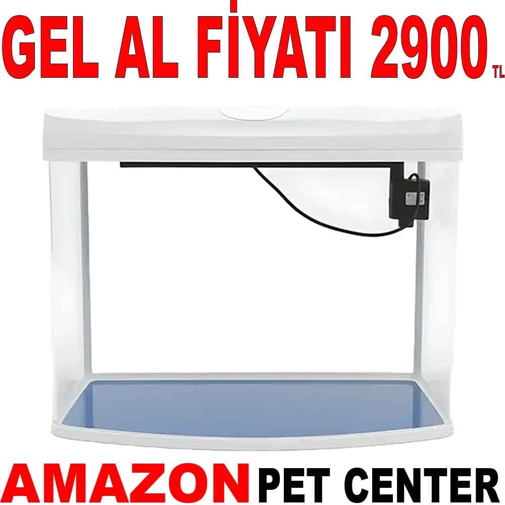 RS 380A Ledli Set Akvaryum Beyaz 38x21x40 Cm Gel Al 35008996 Amazon Pet Center