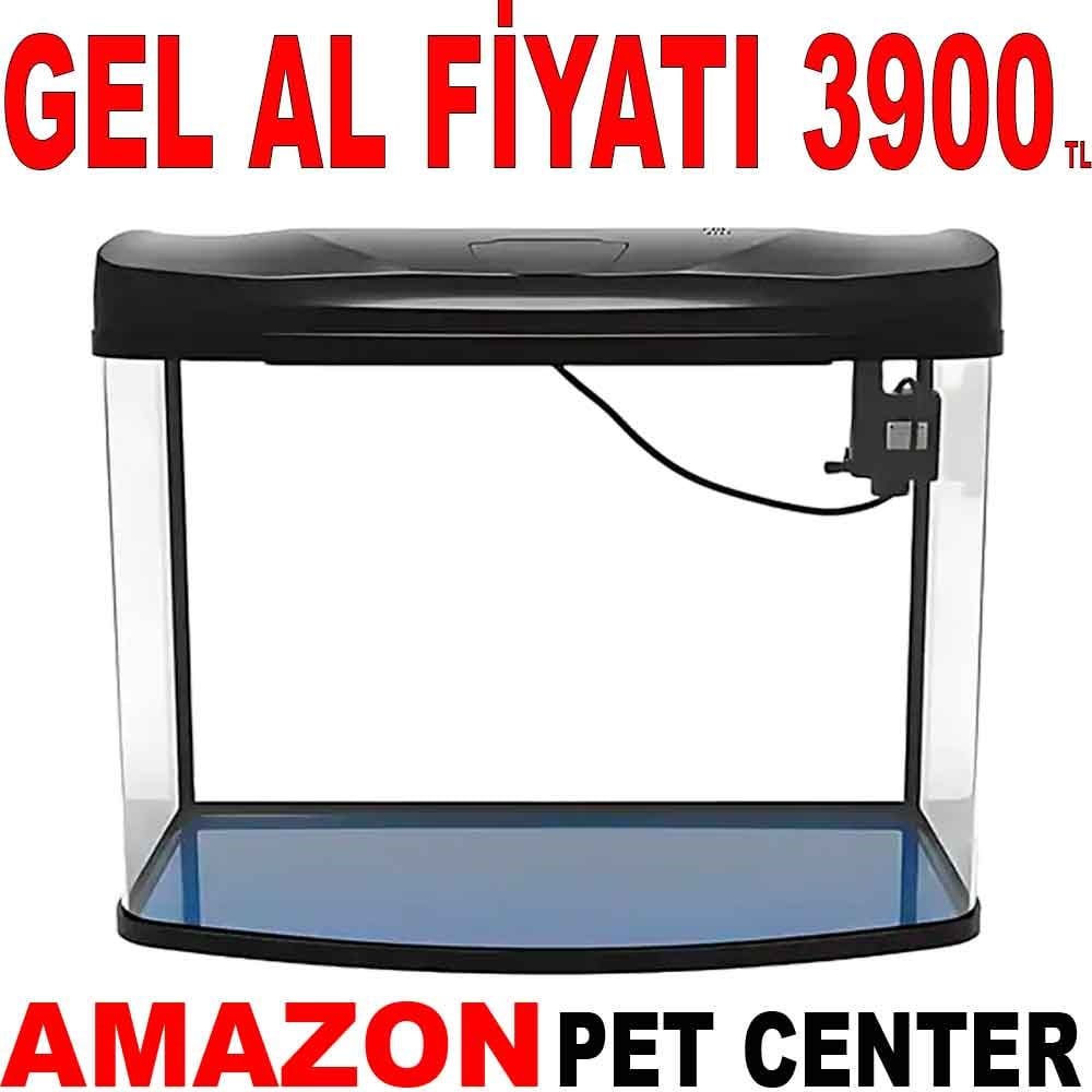 RS 480A Ledli Set Akvaryum Siyah 48x24x43 Cm Gel Al 35009054 Amazon Pet Center