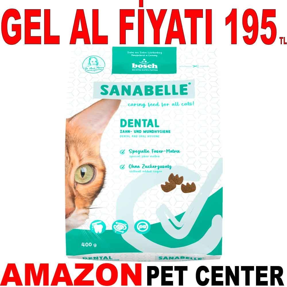 Sanabelle Dental Ağız ve Diş Sağlığına Özel Kedi Maması 400 Gr 35004264 Amazon Pet Center