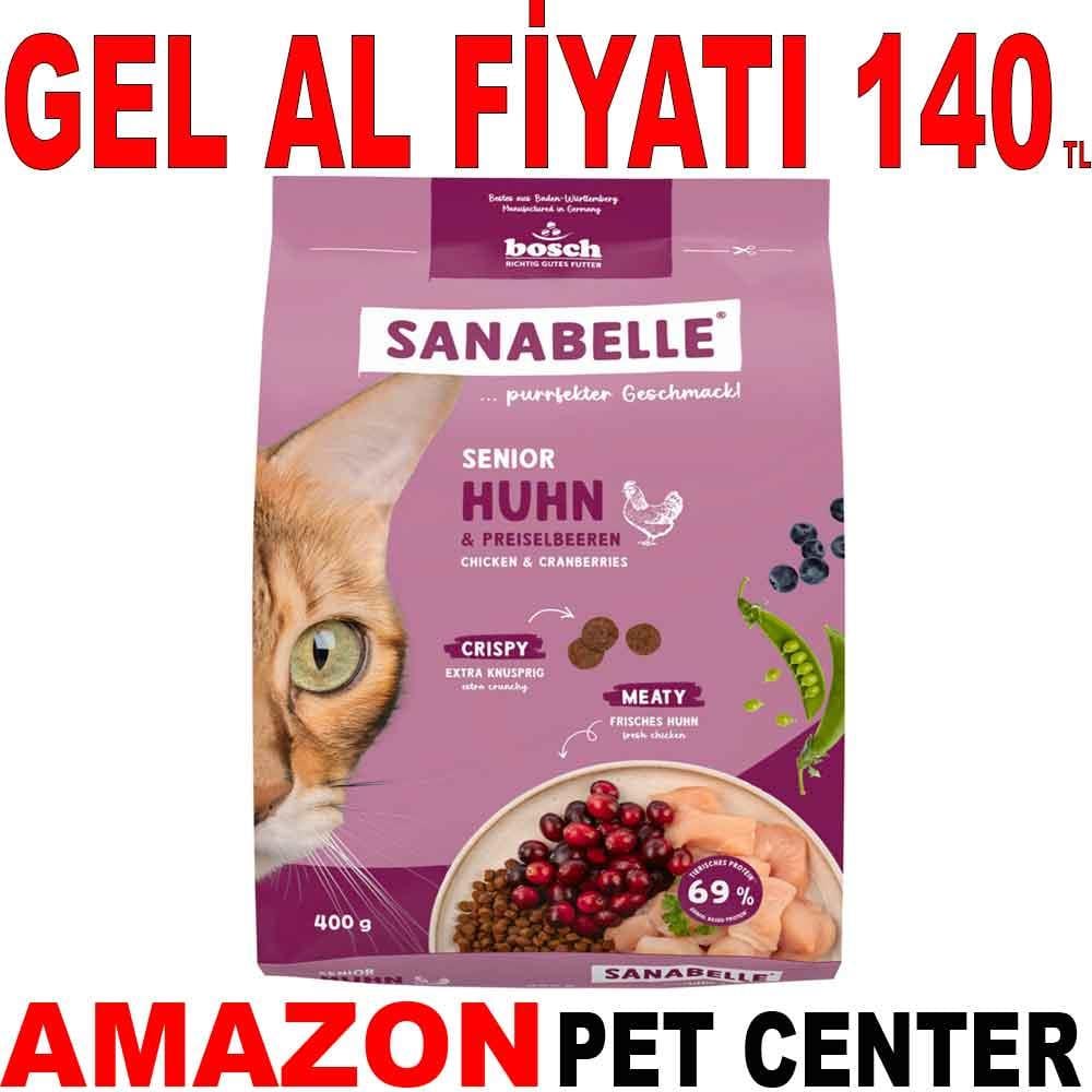 Sanabelle Senior Yaşlı Kedi Maması Kümes Hayvanlı 400 Gr 35004318 Amazon Pet Center