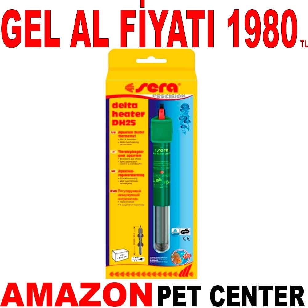Sera Akvaryum Isıtıcı 25 W Gel Al 35009207 Amazon Pet Center
