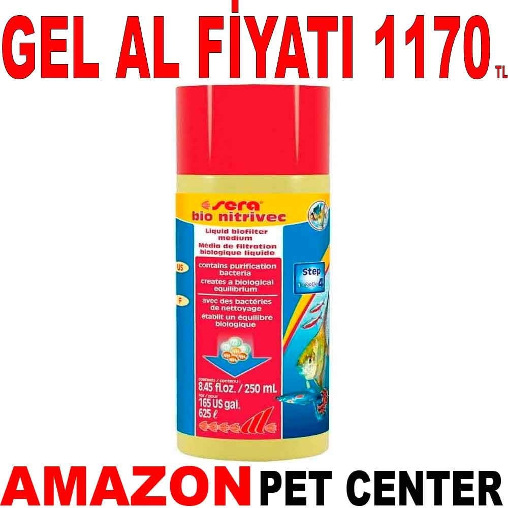 Sera Bio Nitrivec Bakteri Kültürü 250 ML Gel Al 35001997 Amazon Pet Center