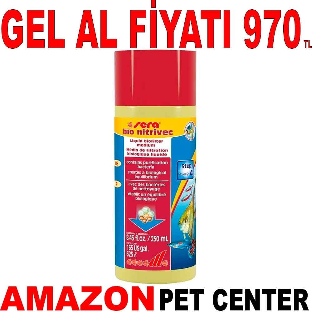Sera Bio Nitrivec Bakteri Kültürü 250 ML Gel Al 35001997 Amazon Pet Center