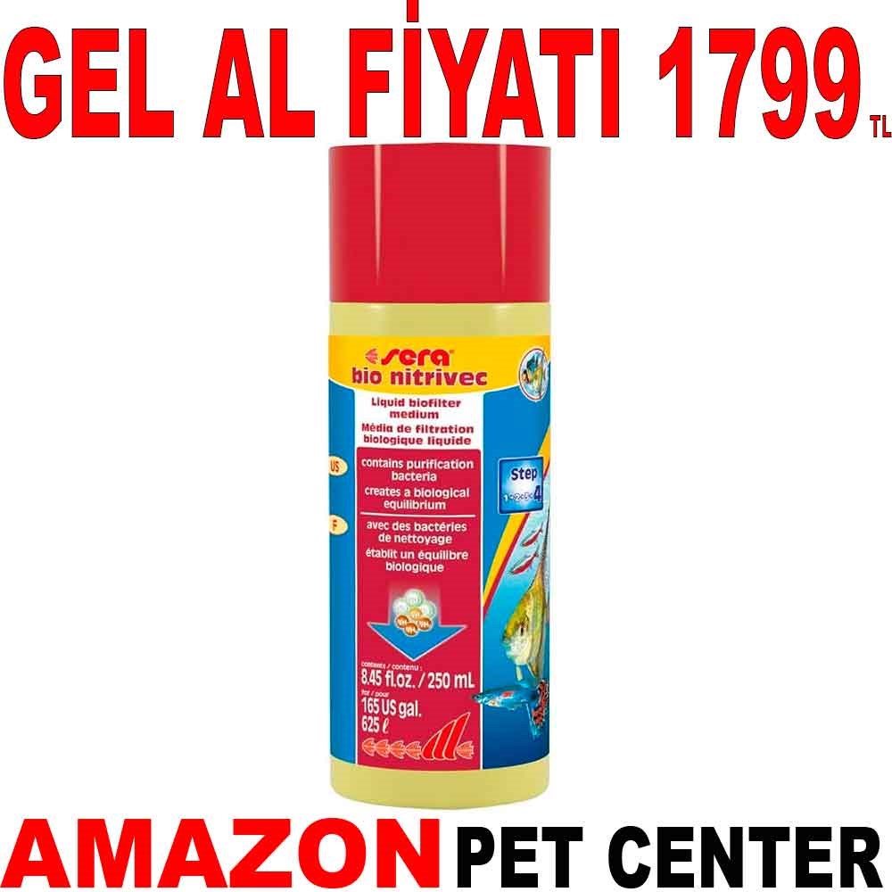 Sera Bio Nitrivec Bakteri Kültürü 500 Ml Gel Al 35002000 Amazon Pet Center