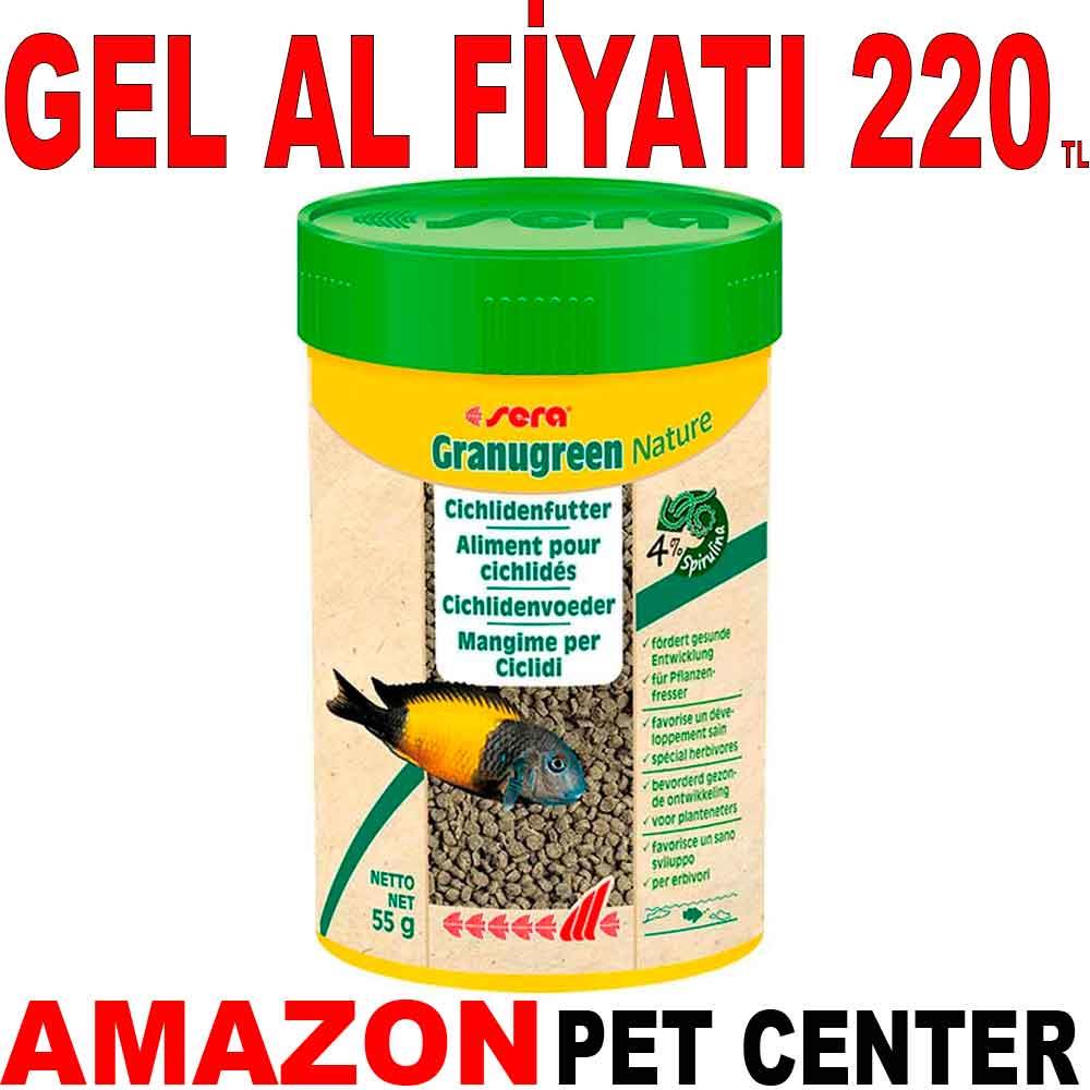 Sera Granugreen Nature 100 ML Balık Yemi 21917004 Amazon Pet Center