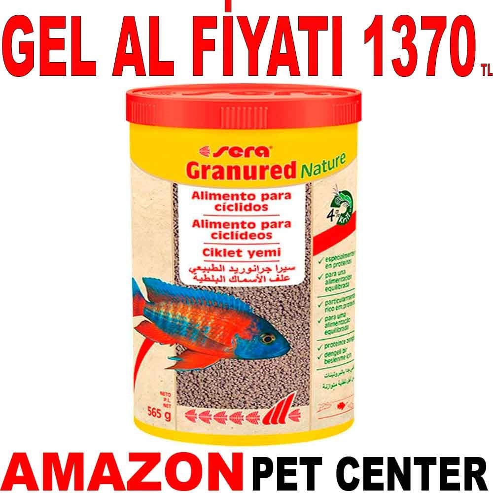 Sera Granured Nature 1000 ML Akvaryum Balık Yemi Gel Al 22244000 Amazon Pet Center