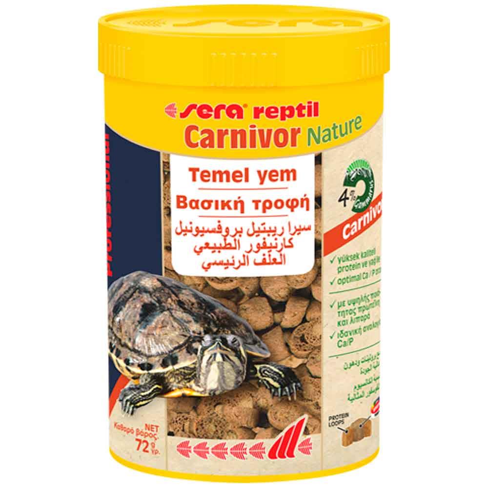 Sera Kaplumbağa ve Sürüngen Yemi Etçil Nature 250 ML 4001942018203 Amazon Pet Center