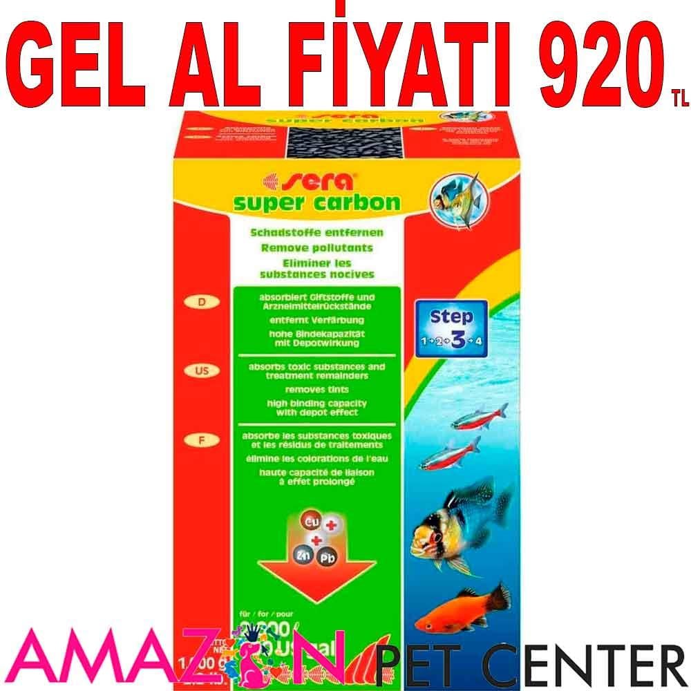 Sera Süper Carbon Aktif Karbon 1 Kg 21972003 Amazon Pet Center
